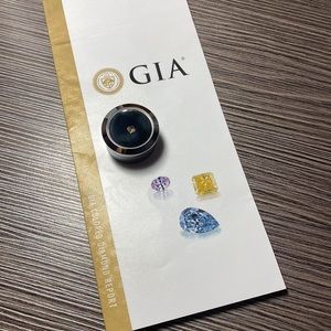 Authentic Natural Fancy Brown-Orange Diamond with GIA Report